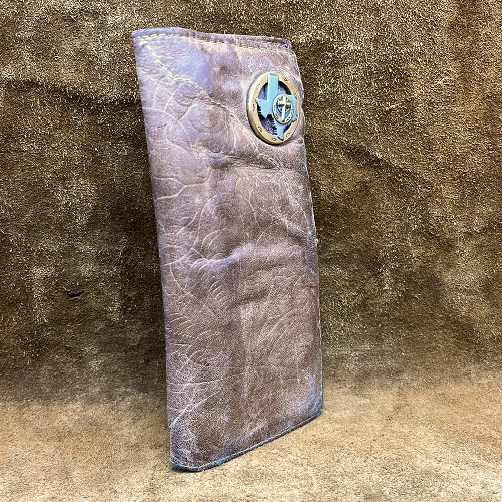 Rugged Brown Leather Men’s Wallet.